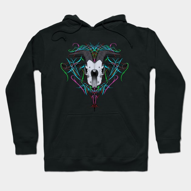 Aries Colored Tribal Hoodie by FattoAMano